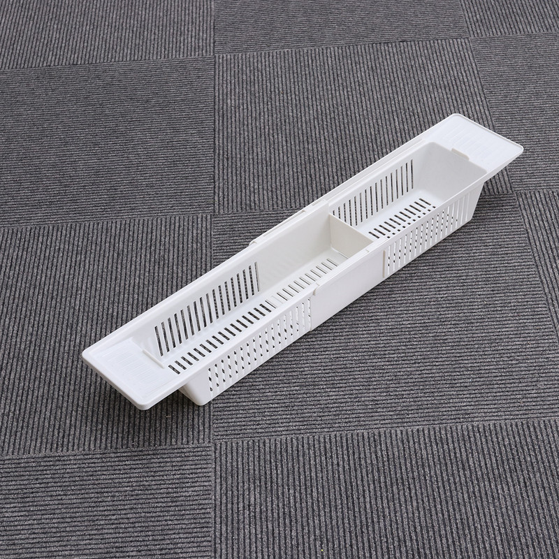 Поднос Вана Органайзер за баня Кошница Поставка Държач за рафт Вана Мивка Играчка за миене на баня Плодове Регулируем душ Зеленчуков Разтегателен