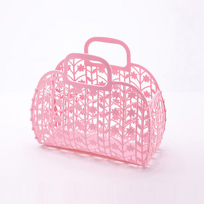 Πτυσσόμενο Μπάνιο Πλαστικό Καλάθι Μπάνιου Με Χερούλι Μεταφοράς Ντους SPA Σάουνα Καλάθι αποθήκευσης Καλάθι 2023