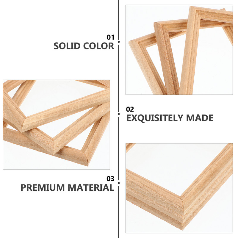 Κορνίζα Φωτογραφία Εικόνα Κορνίζες σπιτιού Ημιτελή ξύλινα έπιπλα μινιατούρα Μίνι θήκη κοπής Θέση ξύλινο παιδικό μοντέλο στηρίγματα