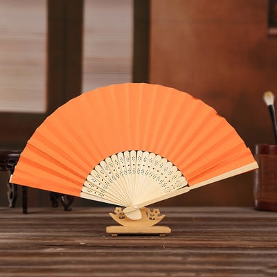 Papīra bambusa saliekams roku ventilators kāzu gravēts vēdeklis Ballīšu dekors Māksla Amatniecība ar rokām apgleznotas ķīniešu deju vēdeklis mājas rotājumi dāvanas