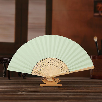 Papīra bambusa saliekams roku ventilators kāzu gravēts vēdeklis Ballīšu dekors Māksla Amatniecība ar rokām apgleznotas ķīniešu deju vēdeklis mājas rotājumi dāvanas