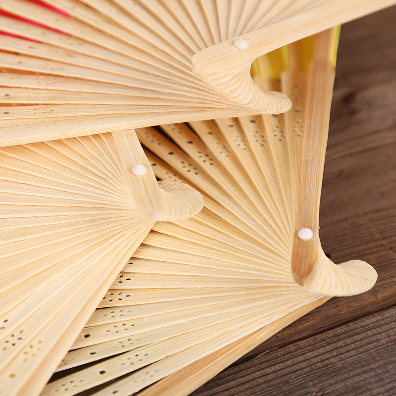 Papīra bambusa saliekams roku ventilators kāzu gravēts vēdeklis Ballīšu dekors Māksla Amatniecība ar rokām apgleznotas ķīniešu deju vēdeklis mājas rotājumi dāvanas