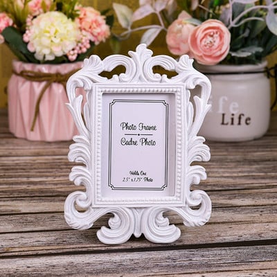 Retro aranygyanta mini fotókeret díszek Vintage kis ékszerek elhelyezési keret ékszer kijelző kellékek otthoni dekoráció