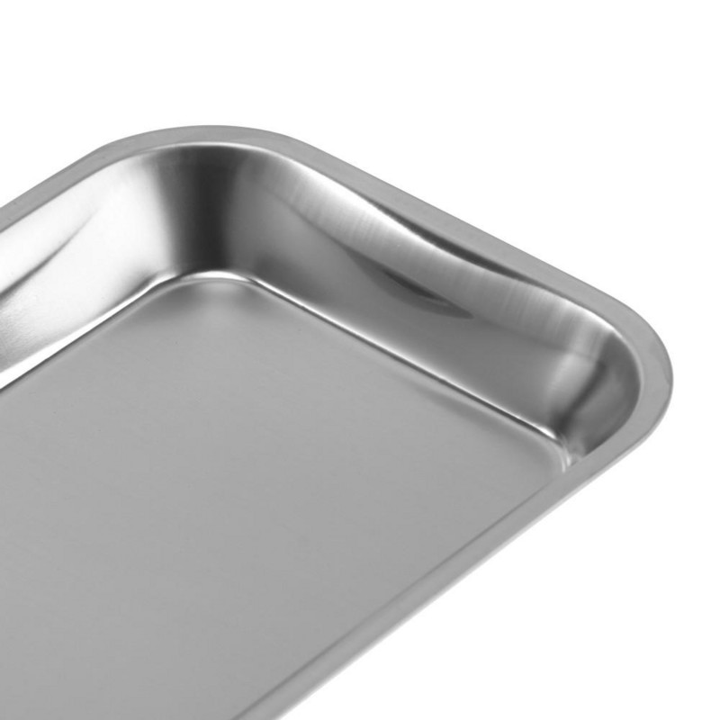 Δίσκος αποθήκευσης από ανοξείδωτο χάλυβα Τροφίμων Πιάτο φρούτων Επιτραπέζια σκεύη Doctor Surgical Dental Tray Αξεσουάρ κουζίνας Αξεσουάρ επιτραπέζιου υπολογιστή