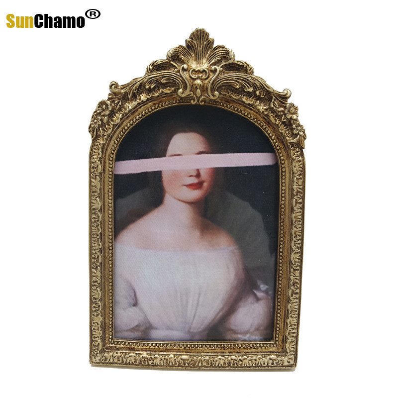Euroopa Vintage nikerdatud vaigust pildiraam Vana prantsuse uksekujuline 8x10 pildiraamid varjukarp pildiraam sünnipäevaks pulmakink
