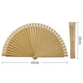 Kiváló összecsukható ventilátor, hosszan tartó kézi ventilátor, sima nyitás/zárás faszárú klasszikus táncos rajongói bemutató kellékek
