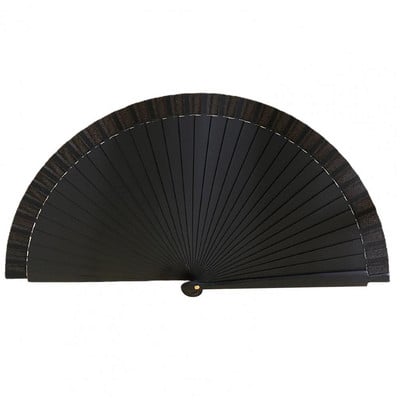 Kiváló összecsukható ventilátor, hosszan tartó kézi ventilátor, sima nyitás/zárás faszárú klasszikus táncos rajongói bemutató kellékek