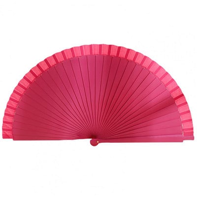 Kiváló összecsukható ventilátor, hosszan tartó kézi ventilátor, sima nyitás/zárás faszárú klasszikus táncos rajongói bemutató kellékek
