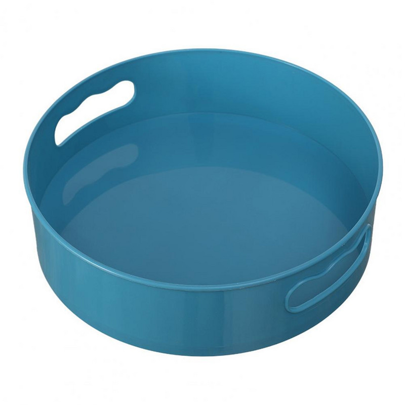 Uzkodu augļu garšvielu kārbas uzglabāšanas paplāte Neslīdoša 360 grādos rotējoša plastmasas daudzfunkcionāla kosmētika virtuvei