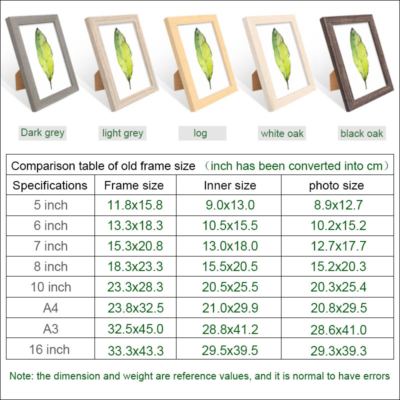 Mūsdienīgs masīvkoka rāmja dekors attēlu rāmis sienu gleznojums dzimšanas dienas dāvanu foto rāmis Daudzkrāsu iespējas 8/10 collu A4