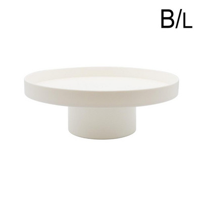 Šiaurės šalių plastikas, akrilas, apvalus laikymo padėklas, apvalus stovas, dėklas pyragas desertas, vaisiai duona, riešutai, keksiukų laikiklis darbastalio dekoras