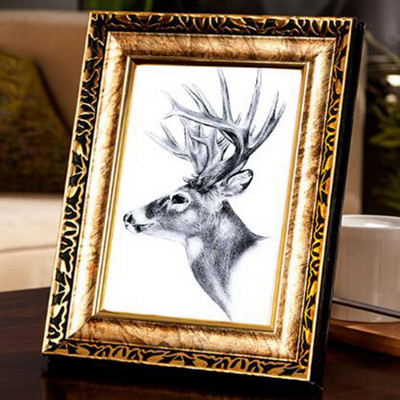 Eiropas stila dekoratīvās gleznošanas rāmis foto rāmis Retro rāmji mājas dekorēšanai rakstāmgalda noformējuma dāvana 6/7/8 collas/10 collas/A4