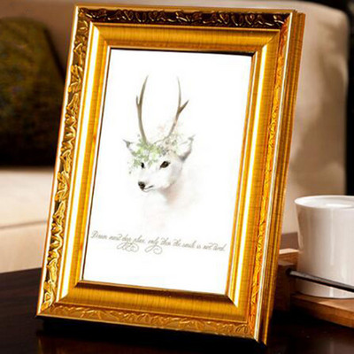 Eiropas stila dekoratīvās gleznošanas rāmis foto rāmis Retro rāmji mājas dekorēšanai rakstāmgalda noformējuma dāvana 6/7/8 collas/10 collas/A4