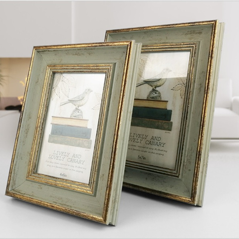 Vintage foto rāmis Mājas dekors Aksesuāri Koka pāra kāzu Casamento galda sienas attēlu rāmis 6/7/8/10 collu fotoattēlam