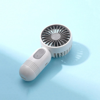 USB mini vēja enerģijas rokas ventilators Ērts un īpaši kluss ventilators Augstas kvalitātes pārnēsājams studentu biroja jauki mazi dzesēšanas ventilatori