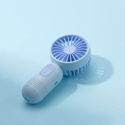 USB mini vēja enerģijas rokas ventilators Ērts un īpaši kluss ventilators Augstas kvalitātes pārnēsājams studentu biroja jauki mazi dzesēšanas ventilatori