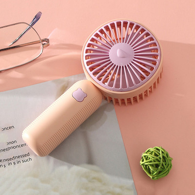 USB mini vēja enerģijas rokas ventilators Ērts un īpaši kluss ventilators Augstas kvalitātes pārnēsājams studentu biroja jauki mazi dzesēšanas ventilatori