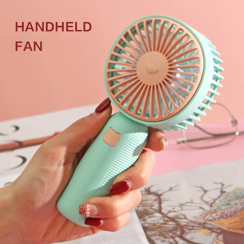 USB mini vēja enerģijas rokas ventilators Ērts un īpaši kluss ventilators Augstas kvalitātes pārnēsājams studentu biroja jauki mazi dzesēšanas ventilatori