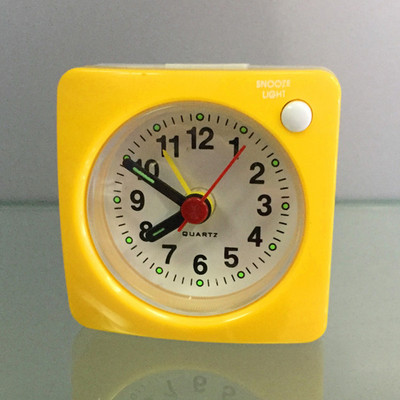 Ceas cu alarmă cu amânare silențioasă, de pe noptieră, pentru studenți, ceas cu alarmă cu amânare tăcută, zgomot fără ticăituri, cu decor LED cu lumină de amânare