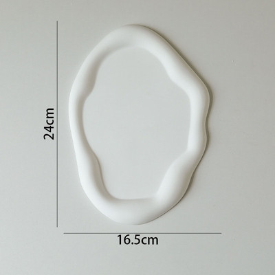 Modernus gipso laikymo padėklas Creative netaisyklingo storio krašto miegamojo papuošalų organizatorius Europos namų popietės arbatos desertų padėklai