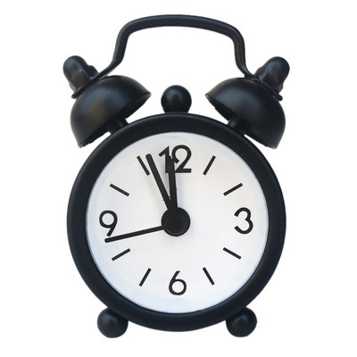 Uus mini äratuskell elektrooniline ümmargune number topeltkellaga laualaud Digitaalne kvartskell kodukaunistus Retro kaasaskantav adapterlaud