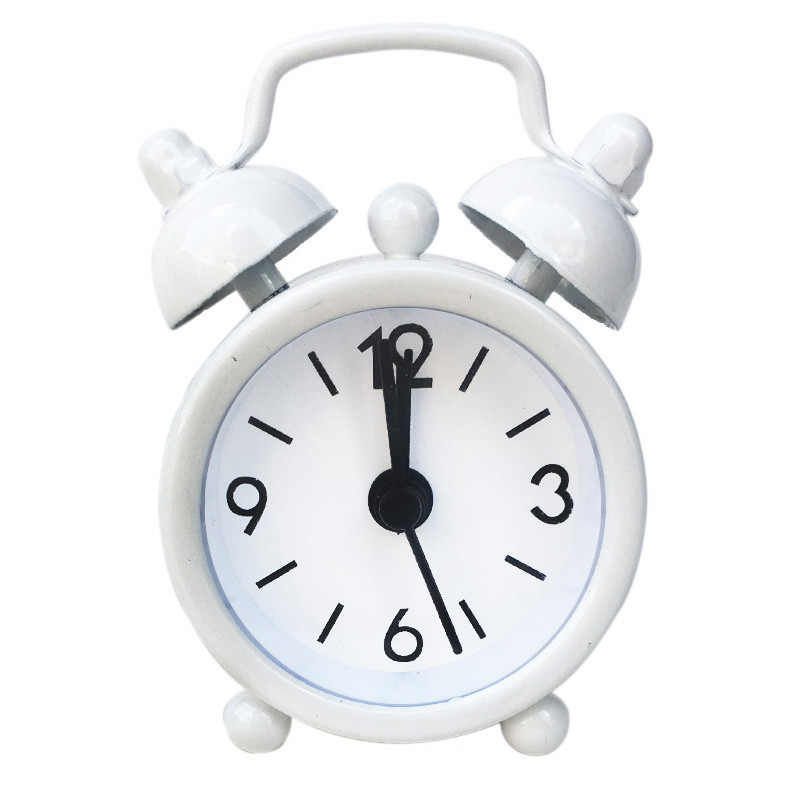 Uus mini äratuskell elektrooniline ümmargune number topeltkellaga laualaud Digitaalne kvartskell kodukaunistus Retro kaasaskantav adapterlaud