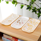 Akrilni držači za pladanj Organizator Pladanj Minimalistički umjetnički organizator nakita za spavaću sobu Poslijepodnevni pladnjevi za desert Dekoracija doma