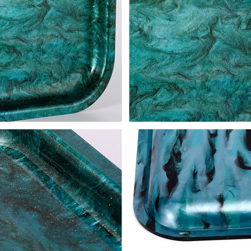 Akrilni držači za pladanj Organizator Pladanj Minimalistički umjetnički organizator nakita za spavaću sobu Poslijepodnevni pladnjevi za desert Dekoracija doma