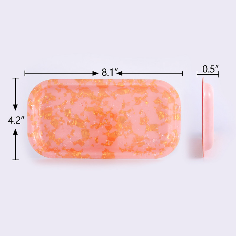 Akrilni držači za pladanj Organizator Pladanj Minimalistički umjetnički organizator nakita za spavaću sobu Poslijepodnevni pladnjevi za desert Dekoracija doma