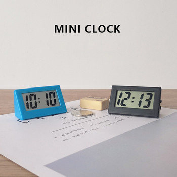 Μίνι επιτραπέζιο ψηφιακό ρολόι Επιτραπέζιο Μικρά επιτραπέζια ρολόγια Silent Creative Students Χρησιμοποιούν φορητό ηλεκτρονικό ρολόι για το σπίτι Δωρεάν αποστολή