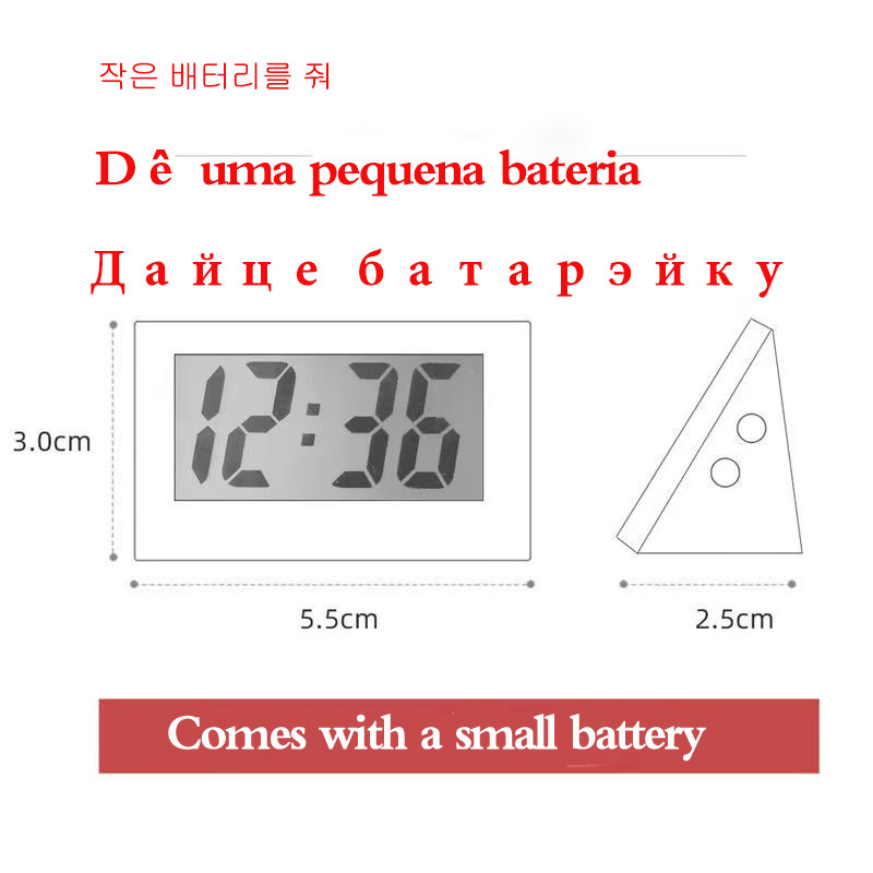 Mini galda digitālais pulkstenis galddatorsMazie galda pulksteņi Klusi radoši studenti izmanto pārnēsājamu elektronisko pulksteni mājās. Bezmaksas piegāde