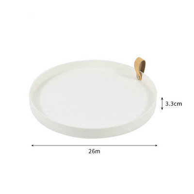 5 krāsu apaļa glabāšanas paplāte Guļamistabas galds Pārnēsājams Kosmētika Rotaslietas Dažādi Organizators Apaļš rotaslietu paplāte Gredzenu paplātes Uzglabāšana