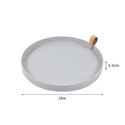 5 krāsu apaļa glabāšanas paplāte Guļamistabas galds Pārnēsājams Kosmētika Rotaslietas Dažādi Organizators Apaļš rotaslietu paplāte Gredzenu paplātes Uzglabāšana