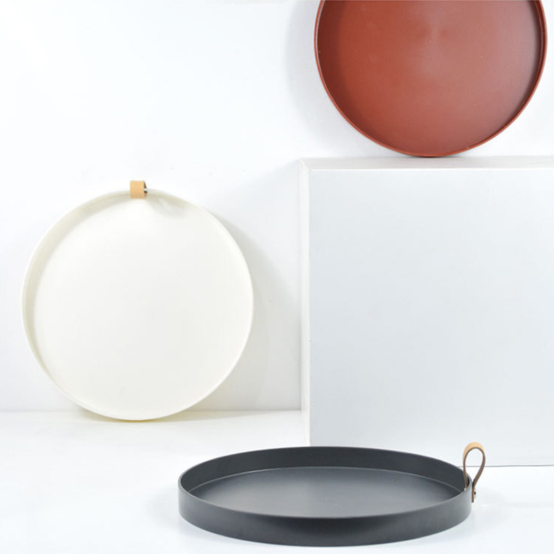 5 krāsu apaļa glabāšanas paplāte Guļamistabas galds Pārnēsājams Kosmētika Rotaslietas Dažādi Organizators Apaļš rotaslietu paplāte Gredzenu paplātes Uzglabāšana