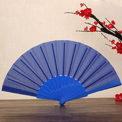 Ķīniešu deju ventilators Ķīniešu vēdeklis, saliekams rokas ventilators, plastmasas ventilators, kāzu ballīte, rekvizīts, saliekams vēdeklis
