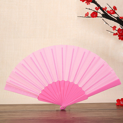 Ķīniešu deju ventilators Ķīniešu vēdeklis, saliekams rokas ventilators, plastmasas ventilators, kāzu ballīte, rekvizīts, saliekams vēdeklis
