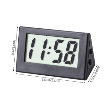 Αρχική Μίνι LCD ψηφιακό ρολόι ταμπλό Επιτραπέζιο Σίγαση φορητό ρολόι ηλικιωμένων Υπνοδωμάτιο Απλό μικρό ηλεκτρονικό ρολόι Ψηφιακό ρολόι
