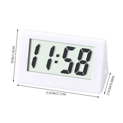 Αρχική Μίνι LCD ψηφιακό ρολόι ταμπλό Επιτραπέζιο Σίγαση φορητό ρολόι ηλικιωμένων Υπνοδωμάτιο Απλό μικρό ηλεκτρονικό ρολόι Ψηφιακό ρολόι