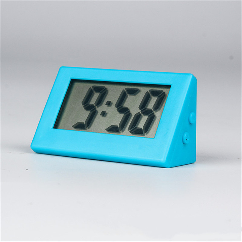 Αρχική Μίνι LCD ψηφιακό ρολόι ταμπλό Επιτραπέζιο Σίγαση φορητό ρολόι ηλικιωμένων Υπνοδωμάτιο Απλό μικρό ηλεκτρονικό ρολόι Ψηφιακό ρολόι