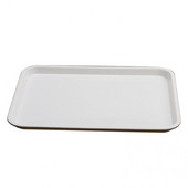 Praktiska pasniegšanas paplāte Karstumizturīga Lieljaudas tējas paplāte Taisnstūra formas koka paplātes pārtikas plastmasas paplātei