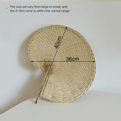 1kom ručnih lepeza Ručno izrađene lepeze od ratana za vjenčanje Prirodne lepeze od palminog lišća Pletene lepeze Zidni umjetnički ukrasi za ukrase na farmi