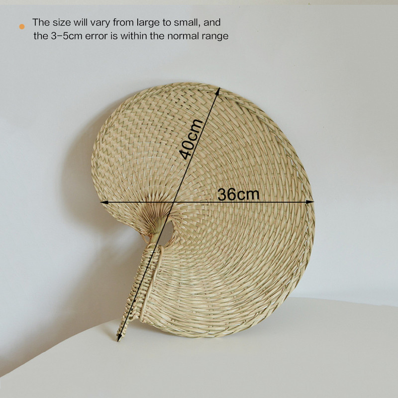 1kom ručnih lepeza Ručno izrađene lepeze od ratana za vjenčanje Prirodne lepeze od palminog lišća Pletene lepeze Zidni umjetnički ukrasi za ukrase na farmi