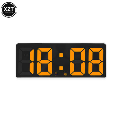 Pametni LED satovi Glasovna kontrola Digitalna budilica Temperatura Odgoda Noćni način rada Stolni stolni sat Digitalni sat velikog zaslona