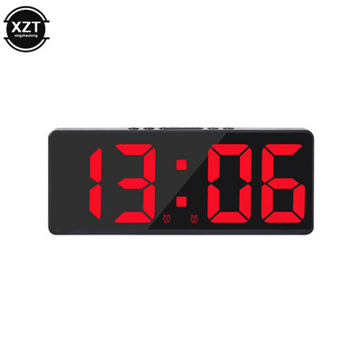 Pametni LED satovi Glasovna kontrola Digitalna budilica Temperatura Odgoda Noćni način rada Stolni stolni sat Digitalni sat velikog zaslona