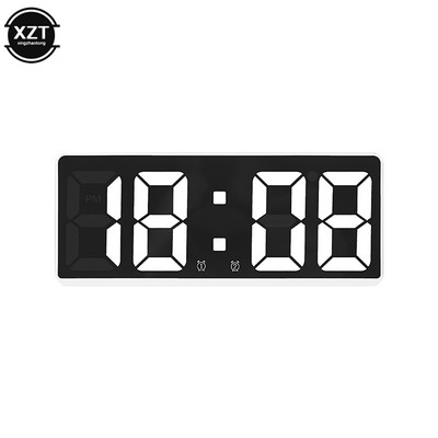 Pametni LED satovi Glasovna kontrola Digitalna budilica Temperatura Odgoda Noćni način rada Stolni stolni sat Digitalni sat velikog zaslona