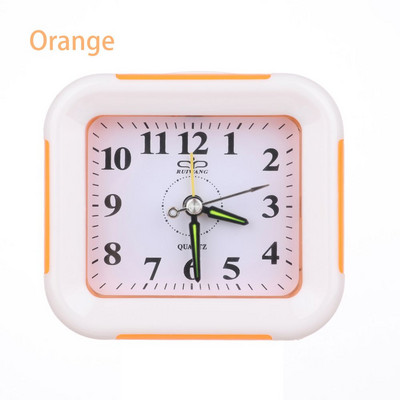 Ceas deșteptător cu cuarț cu lumină de noapte No Tick Snooze Ceasuri mici de noptieră