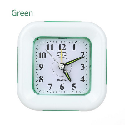 Ceas deșteptător cu cuarț cu lumină de noapte No Tick Snooze Ceasuri mici de noptieră