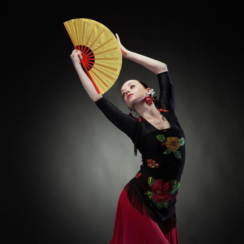 Ķīniešu kung fu fanu rokas ventilators cīņas mākslai TaiChi cīņas mākslas deju saliekamais rokas ventilators mūzikas festivālam, pat ballītei