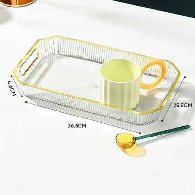 Paplātes apdares paplātes organizators Kosmētikas uzglabāšanas kaste Mājas apdares šķīvis augļiem kafijas tase Žāvētu augļu uzglabāšanas statīvs galddatora plaukts