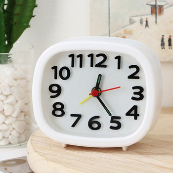 Υψηλής ποιότητας Quartz Ήσυχο Ρολόι Ξυπνητήρι Διακόσμηση σπιτιού Ρολόγια κομοδίνου Αριθμός Ρολόι